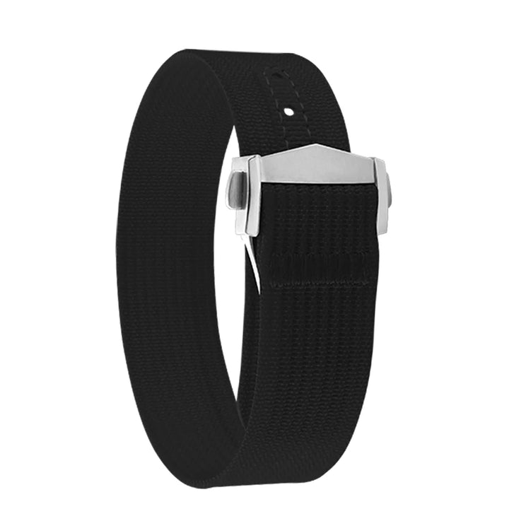 JUELONG 18mm 20mm 22mm Sailcloth Watch Strap Canvas Rubber Hole Sport Waterproof Folding Buckle Watchband For Omega Swatch Moon