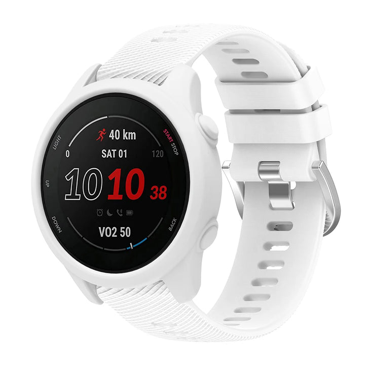 Silicone Strap with Protective Case for Garmin Forerunner 255/265