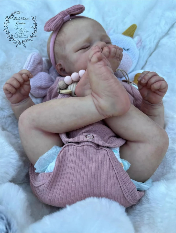 19″ Pascale Realistic Reborn Baby Doll – Soft Body Lifelike Newborn