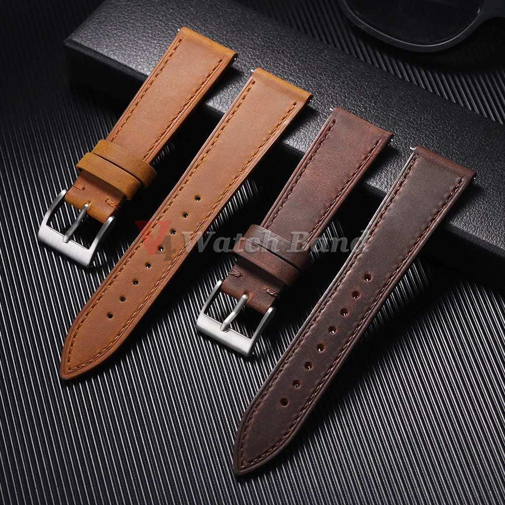 Cowhide Genuine Watch Band 18mm for F91W Mod Kit for F-91W W-800H SGW400 F84 F105/108 A158/168 AE1200/1300 Wrist Strap Bracelets