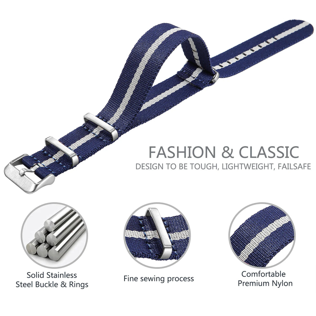 Military Watch Strap 20–22mm