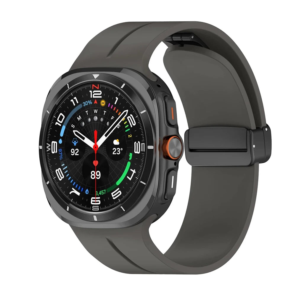 Straps For Samsung Galaxy watch Ultra 47mm smartwatch Accessories Silicone Magnetic Bracelet correa galaxy watch 7 ultra Band