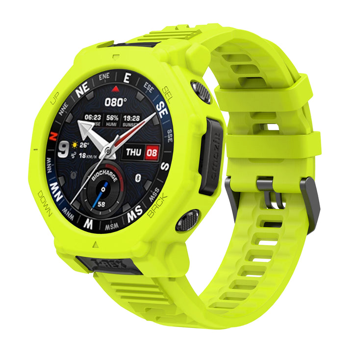 Silicone Strap & Protective Case for Amazfit T-Rex 3 Pro – 48mm Replacement Band