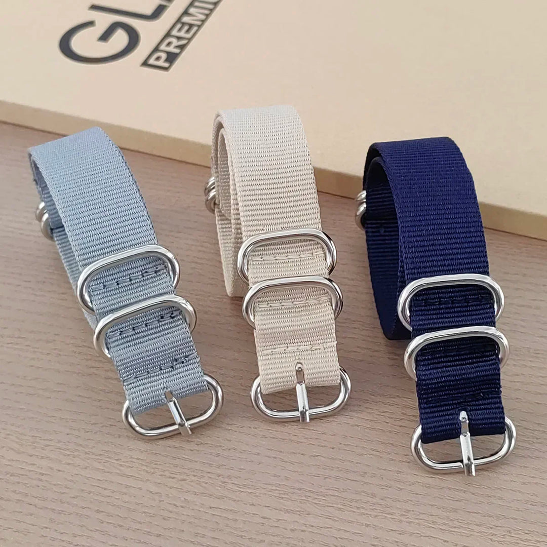 Nylon Military Watch Band 18–24mm