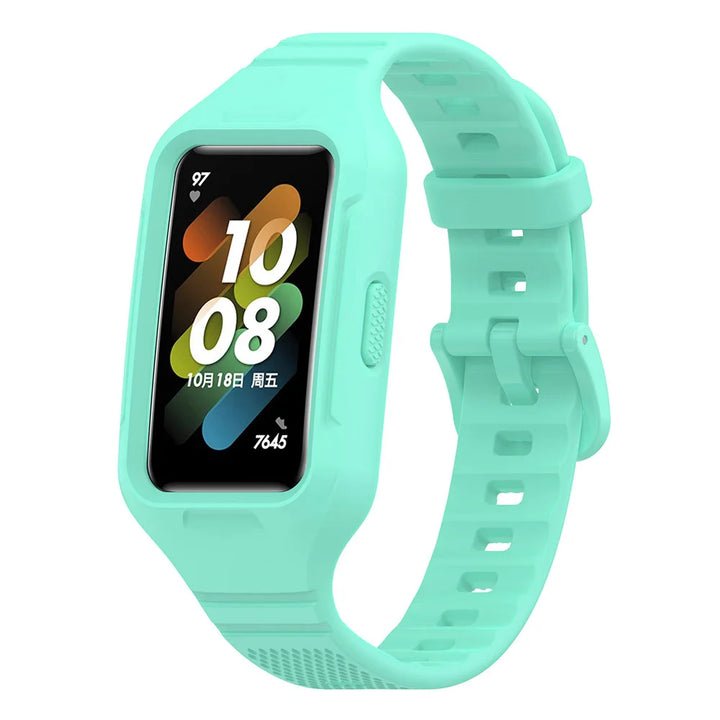 Integrated Silicone Strap & Case for Huawei Band 6-9 & Honor Band 6-7