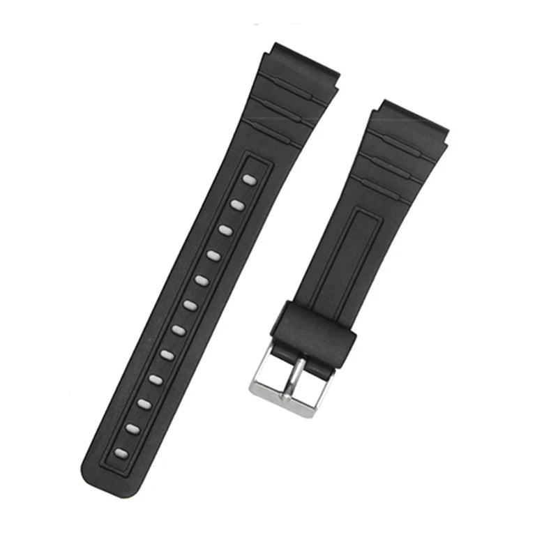 Silicone Rubber Watch Bands (16mm/18mm/20mm) for Sports Watches