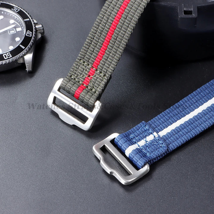 Nylon Military Sport Watch Strap (20mm/22mm)