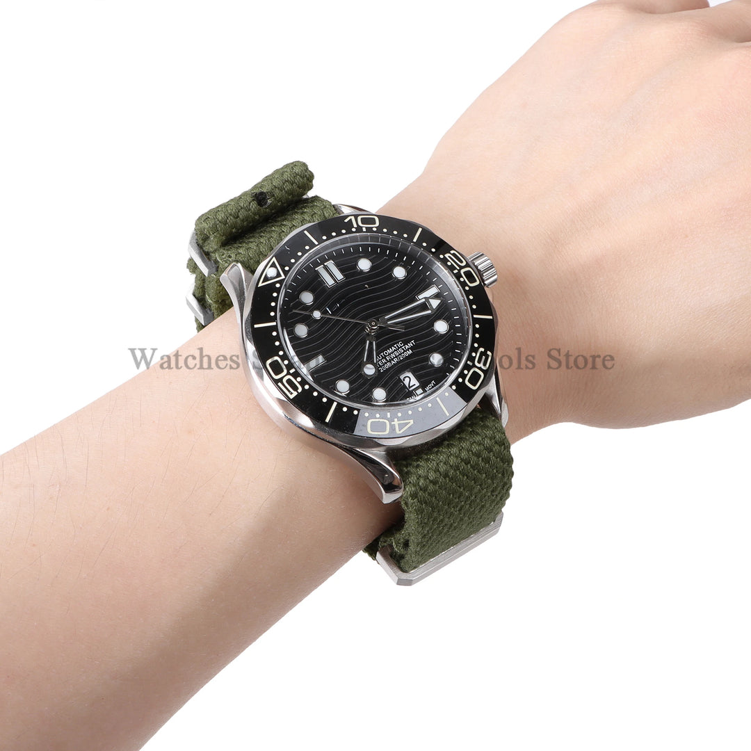 Cotton Nylon Military Watch Strap 20/22mm (Sport Band)