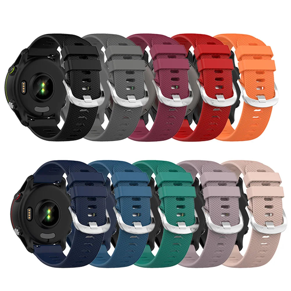 Silicone Strap for Garmin Venu & Huawei Watch GT Series – 18/20/22mm