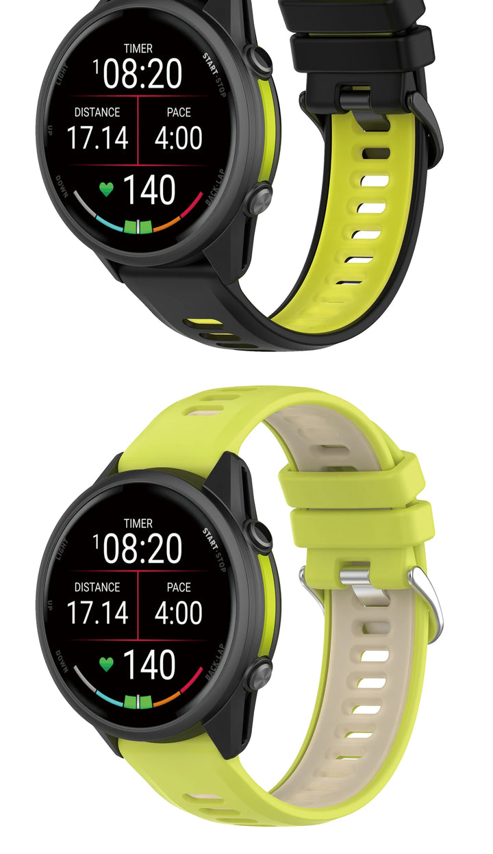 22mm Silicone Strap For Garmin Forerunner 970/965/955/745 Bracelet Belt Smart Watch Band Forerunner 945 935 Accessories