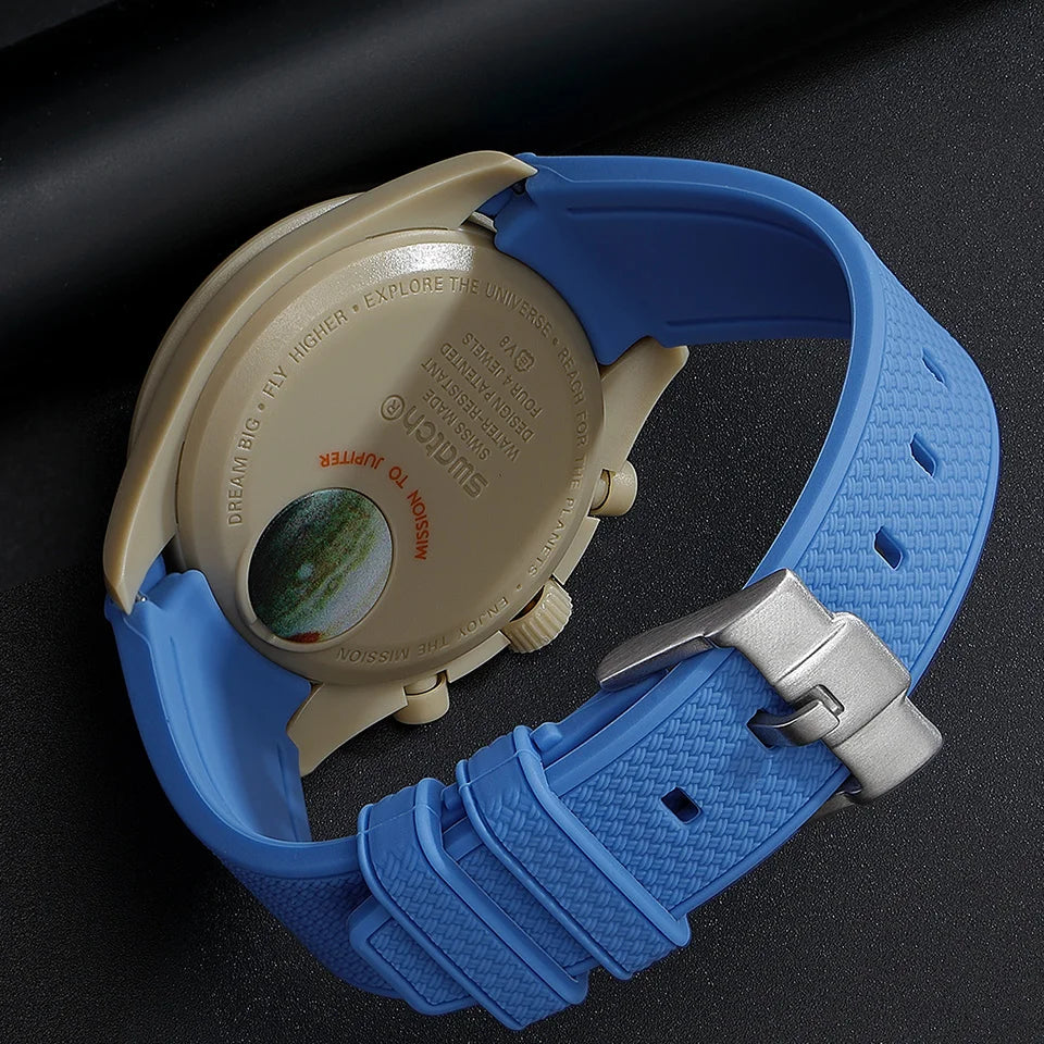 Silicone Rubber Strap 20mm for MoonSwatch & Omega X Swatch Speedmaster