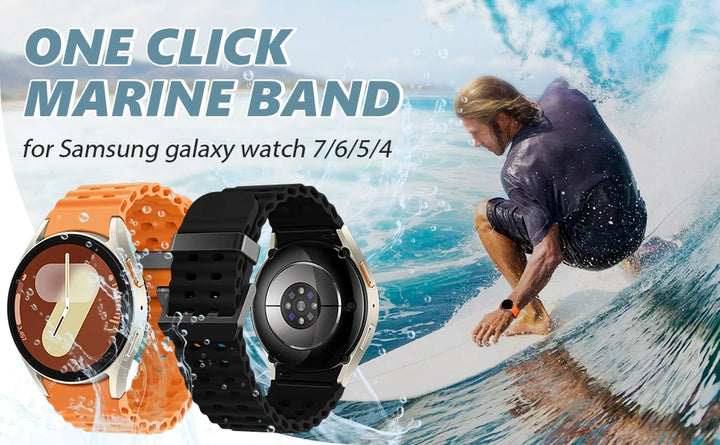 Sport Silicone Watch Band for Samsung Galaxy Watch 40-44mm
