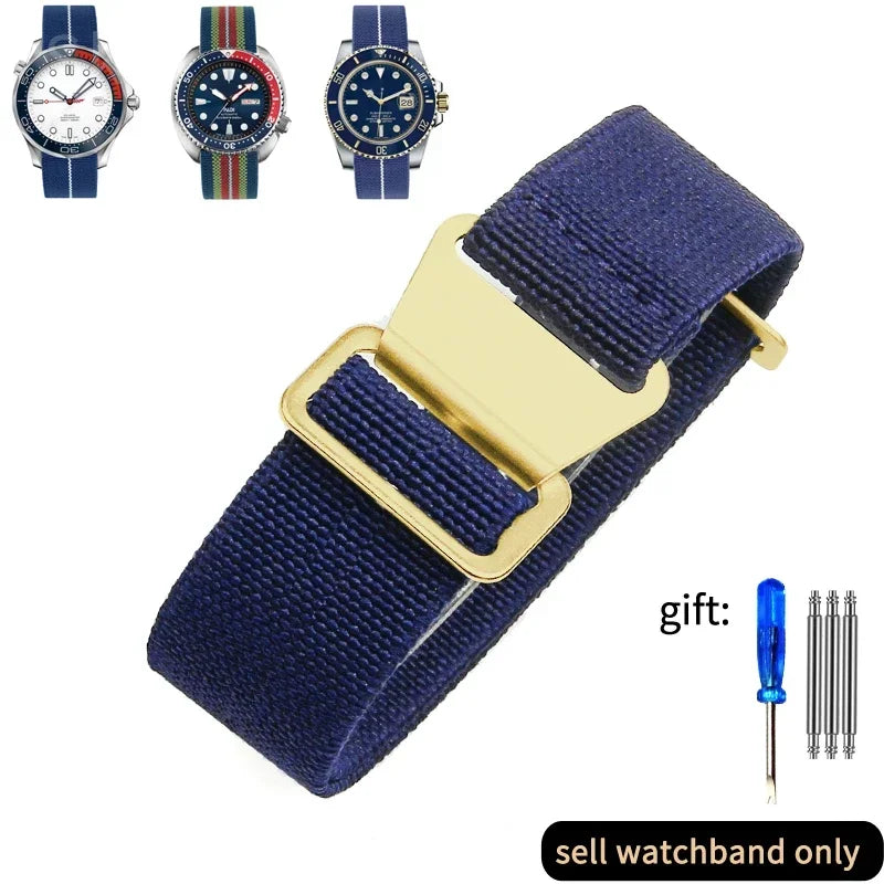 French Army Nylon Watch Band 18–22mm