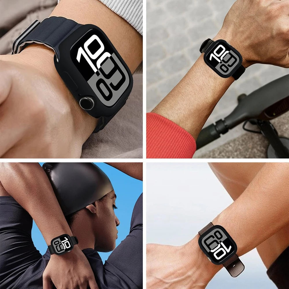 Case for Apple Watch 10 11 46mm 42mm Accessories Shockproof Protective Soft Silicone Bumper Shell Cover iwatch Series protector