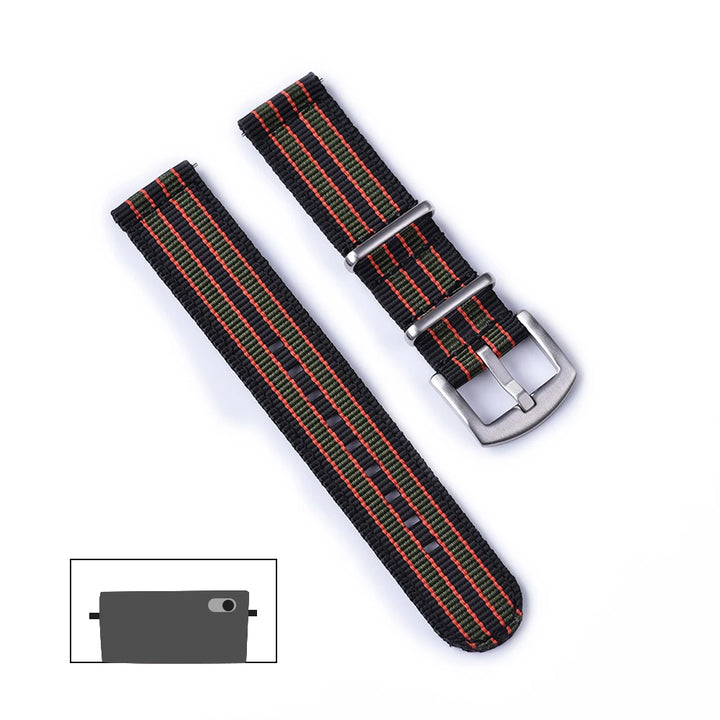 NATOBELT Nylon Sailcloth Strap 18mm 20mm 22mm Spring Military Quick Release Watchband For Watch Accessories Replacement Bracelet