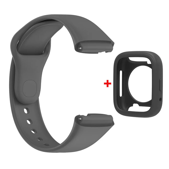 Silicone Strap & Protective Case for Redmi Watch 3 Active/Lite