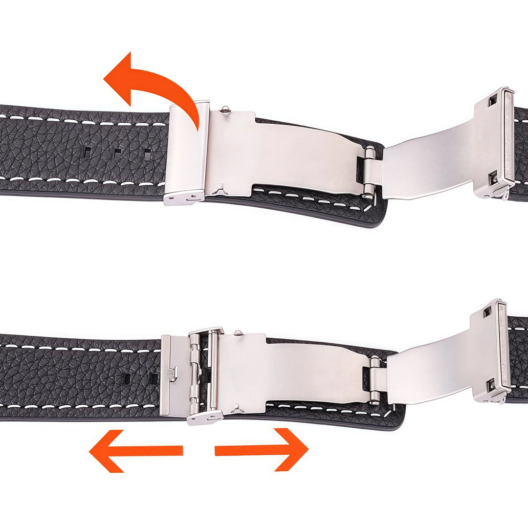 Soft Genuine Leather Smart Watch Band 18 20 22 24mm Women Men Cowhide Strap Brown Black Quick Release Watchband Bracelet