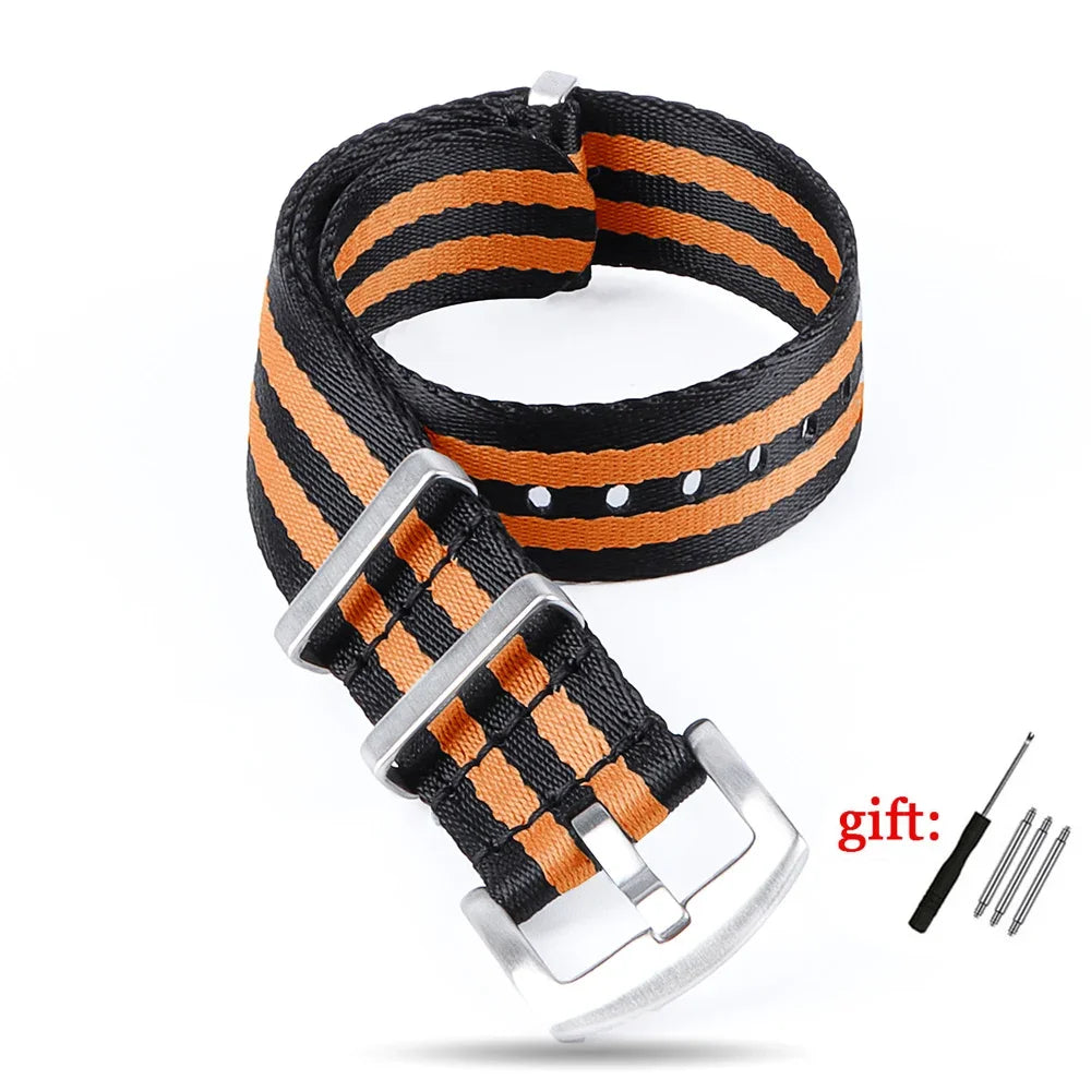 Nylon Military Watch Strap 18/20/22mm (Sport Band)