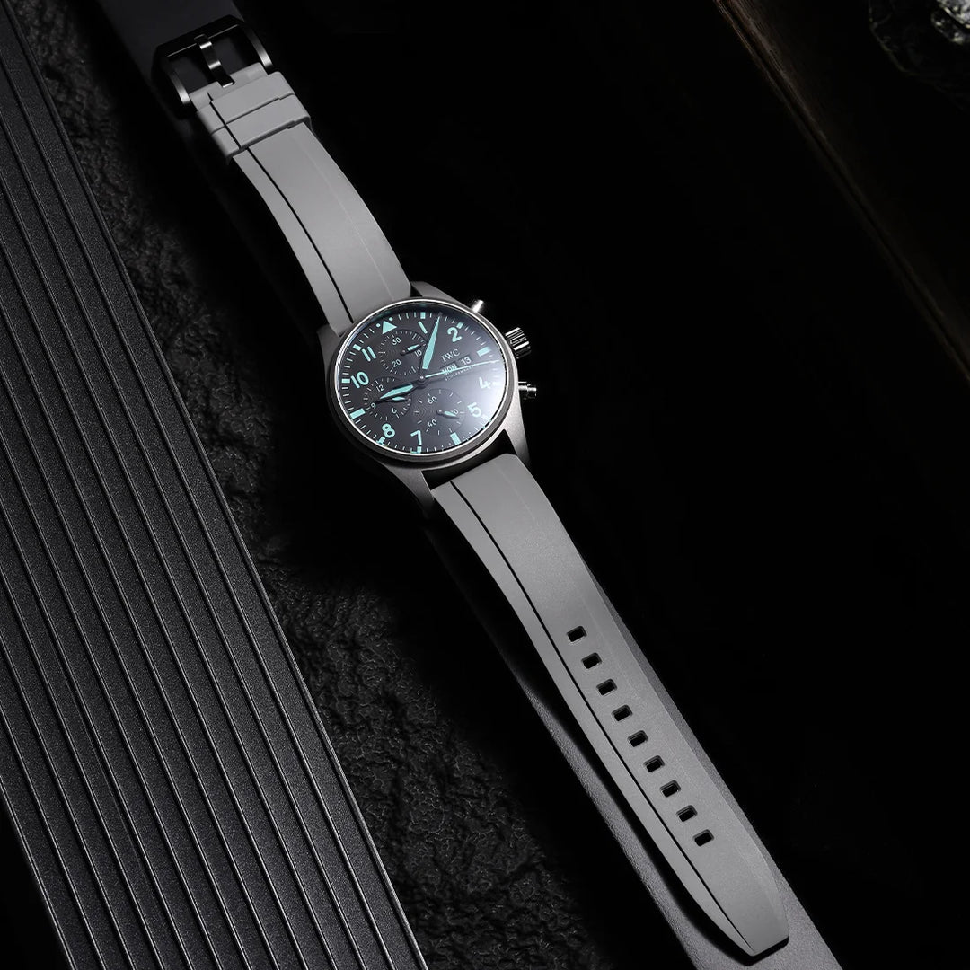 Maikes Rubber Watch Bands, Quick Release, 19mm 20mm 21mm 22mm 23mm 24mm, Accessories Watch Strap For LONGINES IWC TISSOT