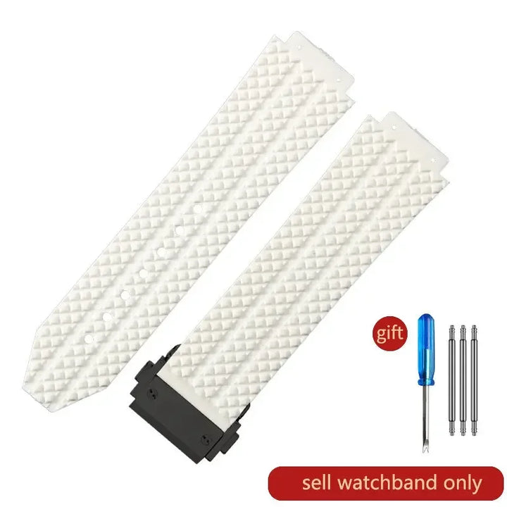 Waterproof Sports Silicone Watch Band 24x17 & 26x19mm (Men & Women)
