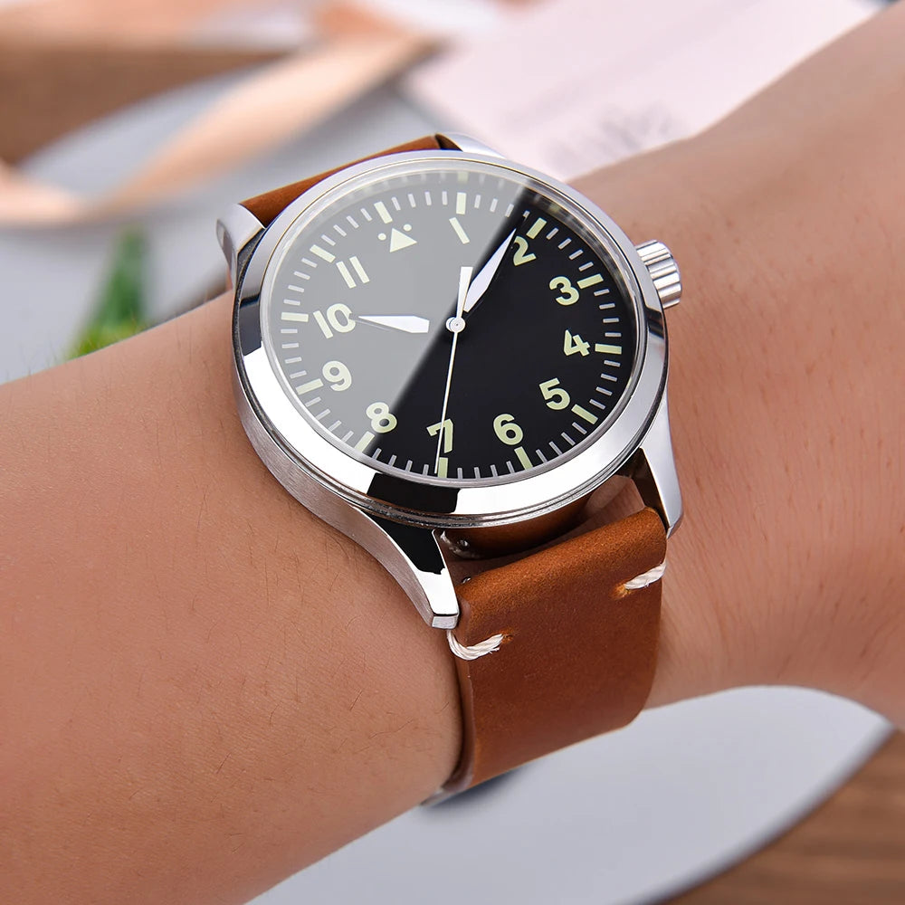 18mm20mm 22mm Crazy Horse Leather Watch Strap Quick Release Leather Band Watch Accessories for Omega Seiko Cartier Belt Bracelet