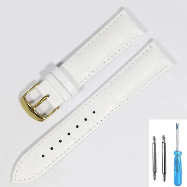 Watch Band Genuine Leather straps Watchbands 12mm 18mm 20mm 22mm watch accessories superior quality watch strap