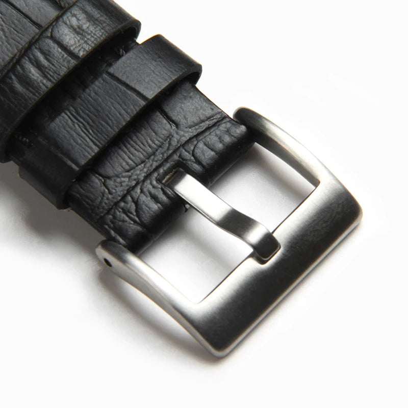 Metal Watch Buckle – 16–24mm, Stainless Steel, Silver/Black/Rose Gold
