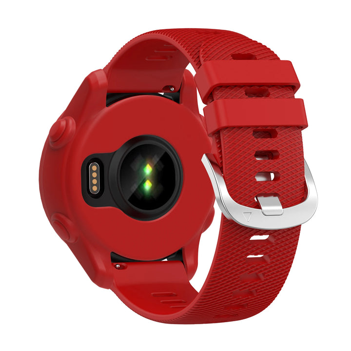 Silicone Strap with Protective Case for Garmin Forerunner 255/265
