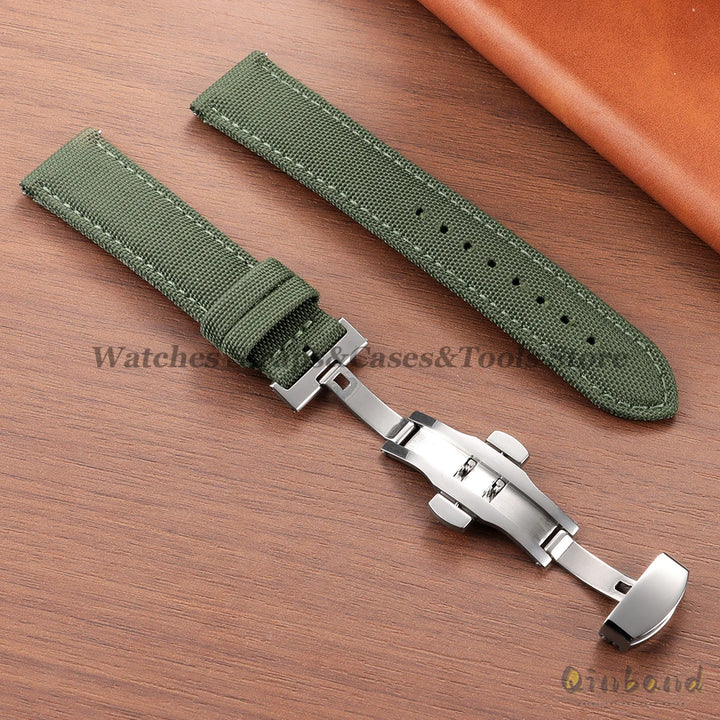 Quick Release Sailcloth Strap (20–22mm) – Military Sport