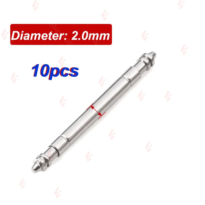 316L Stainless Steel Watch Band Spring Bars 1.5–2.0mm (Repair Tool Pins)