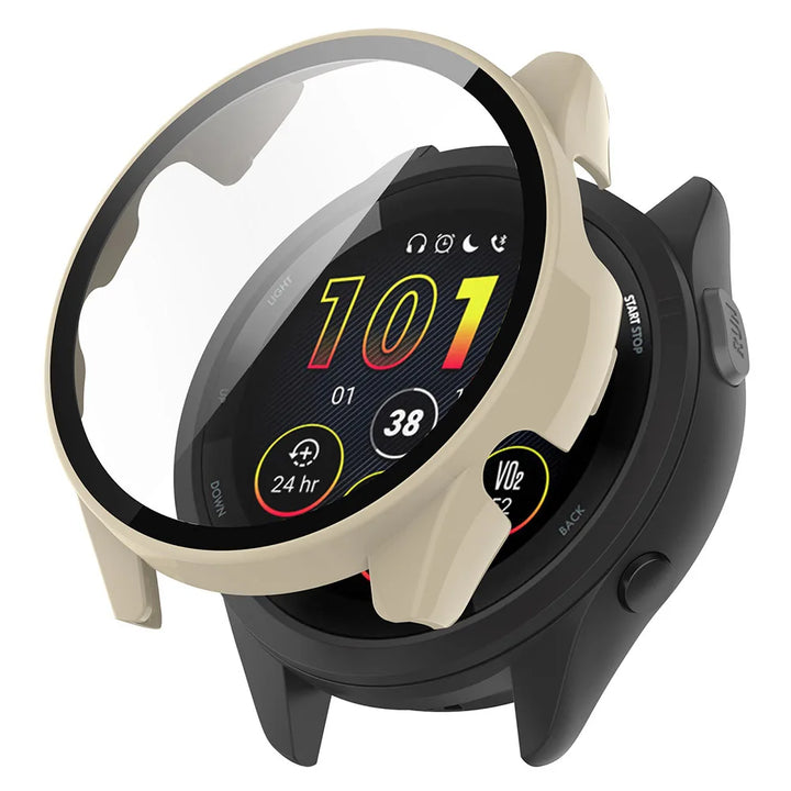 PC+Glass Full Protective Case for Garmin Forerunner 265/265S