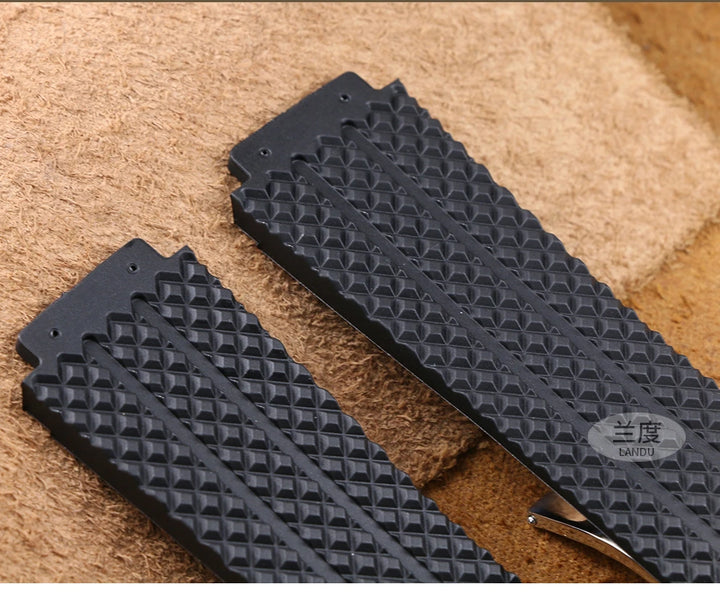 Silicone Rubber Watch Strap for Hublot (26×19mm, 24×17mm)