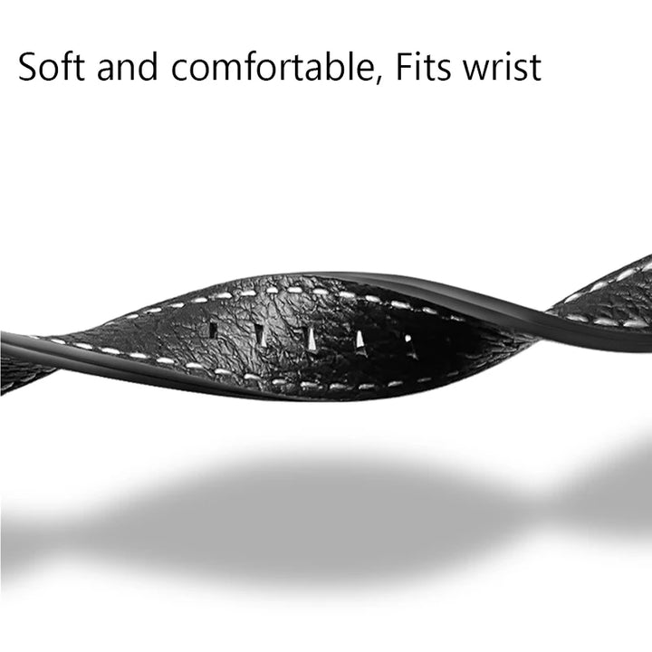 Soft Genuine Leather Smart Watch Band 18 20 22 24mm Women Men Cowhide Strap Brown Black Quick Release Watchband Bracelet