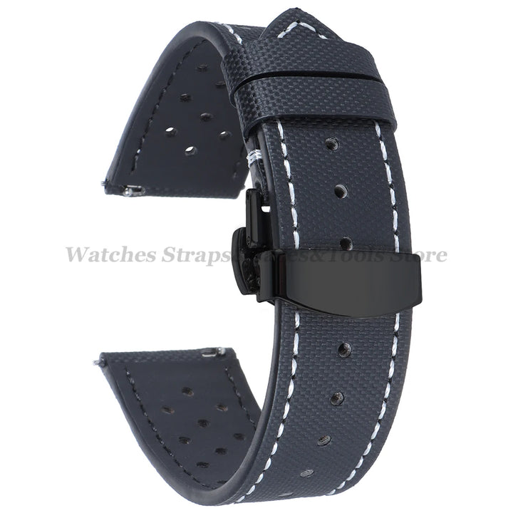 Sailcloth Nylon Watch Strap – 18-22mm
