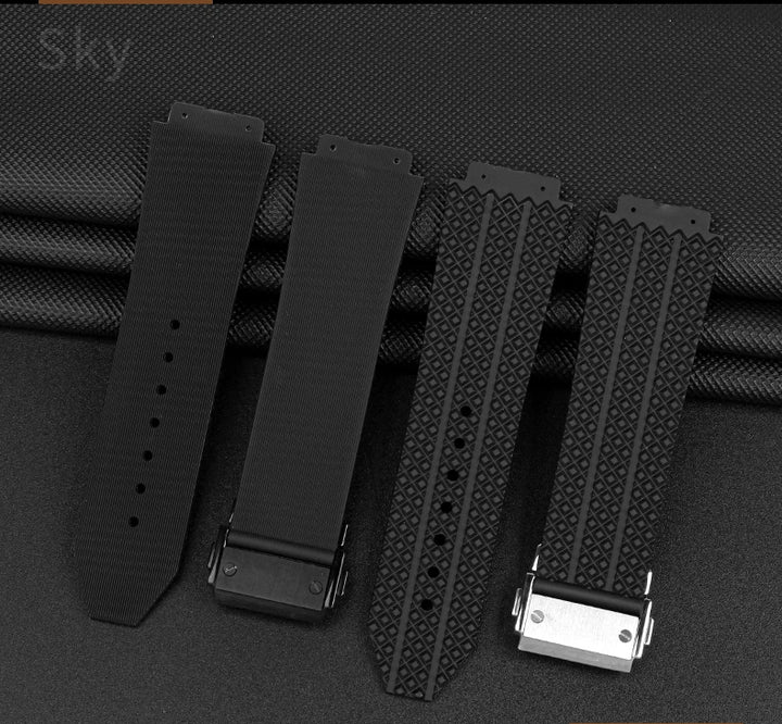 Waterproof Sports Silicone Watch Band 24x17 & 26x19mm (Men & Women)