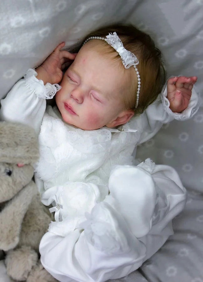 19″ Luise Painted Reborn Doll Kit – Engraved Name & Cloth Body DIY Parts