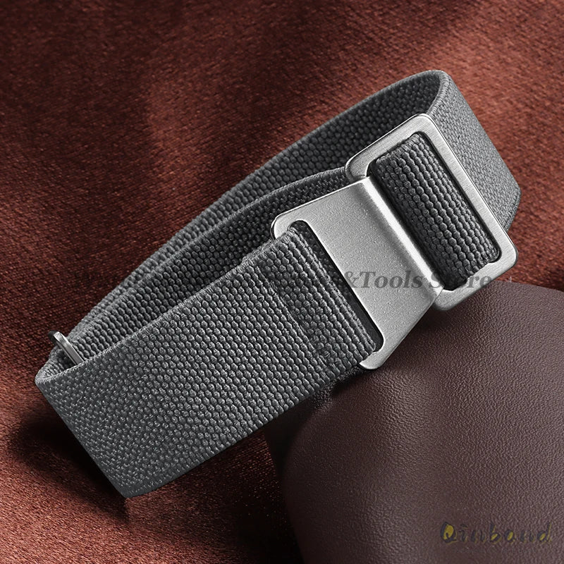 Elastic Nylon Watch Band for Seiko for Omega Sports Bracelets 18mm 20mm 22mm for Huawei Watch GT5/GT4/GT3 Parachute Watch Straps