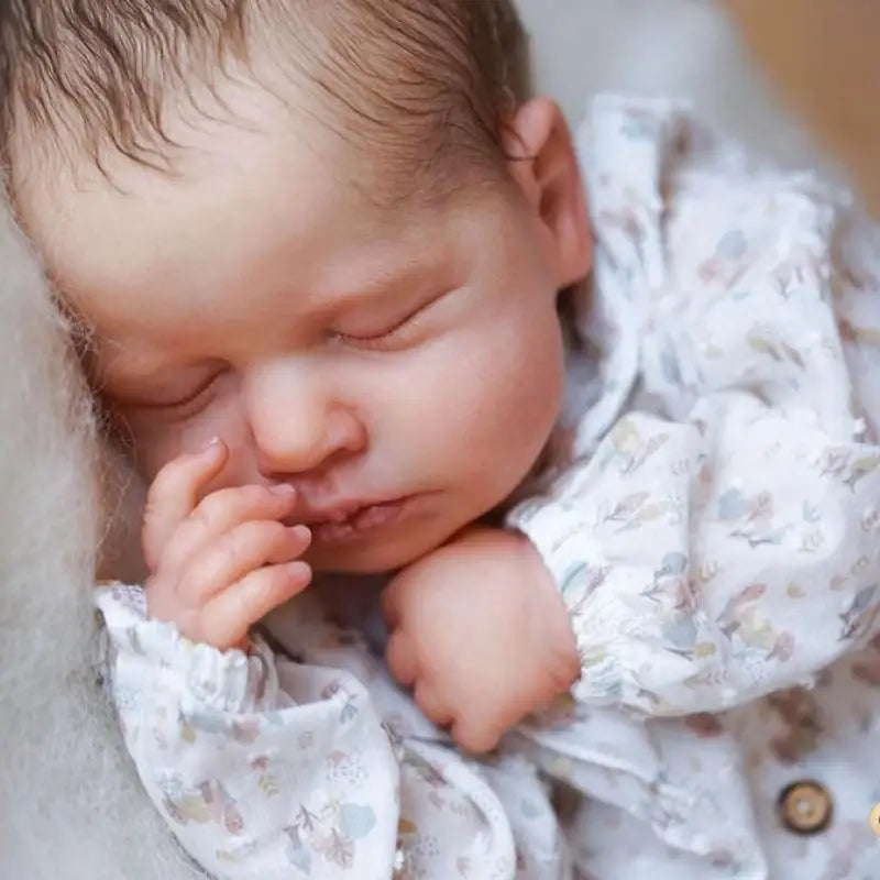 19″ Loulou Painted Reborn Doll Kit – Sleeping 3D Painted Unassembled Parts