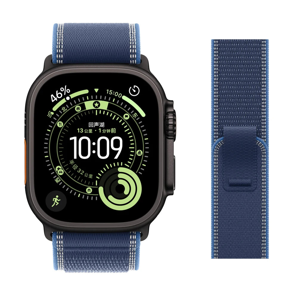 Alpine Loop for Apple Watch Ultra 3 Band 49mm 44mm 45mm 46mm 41mm 42mm Nylon Trail bracelet correa Series 11 10 9 8 7 6 se Strap