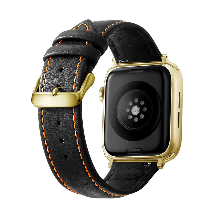 Genuine Leather Apple Watch Band 40–49mm for iWatch Series 3–8 & Ultra