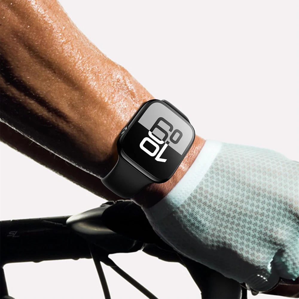 Screen Protector For Apple Watch Case Series 11 10 9 SE 8 7 6 5 46mm 42mm 45mm 44mm 40 41 PC Bumper+Tempered Glass iWatch Cover