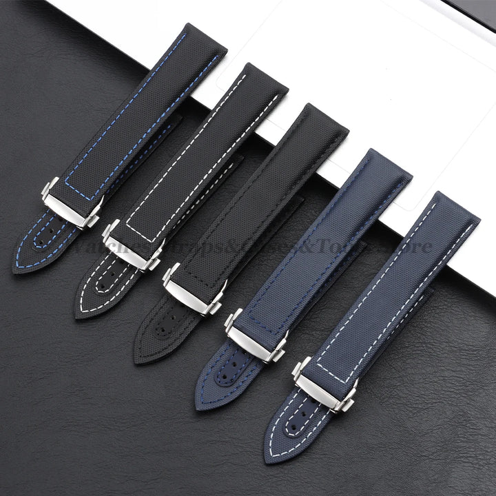 Sailcloth Nylon Strap (20–22mm) – Folding Buckle