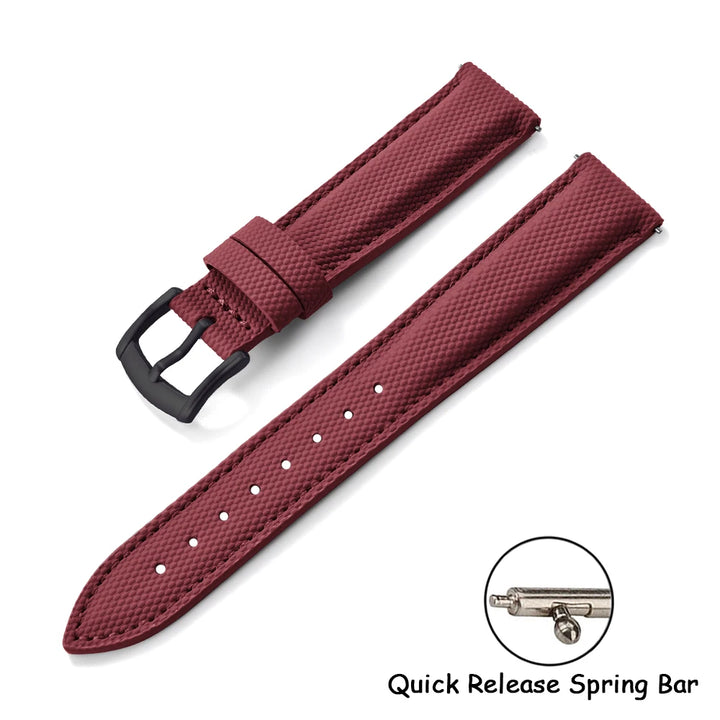 Quality Sailcloth Watch Strap18/19/20/22mm Quick Release Leather Band Waterproof Sailcloth Bracelet for Omega Seiko Cartier Belt