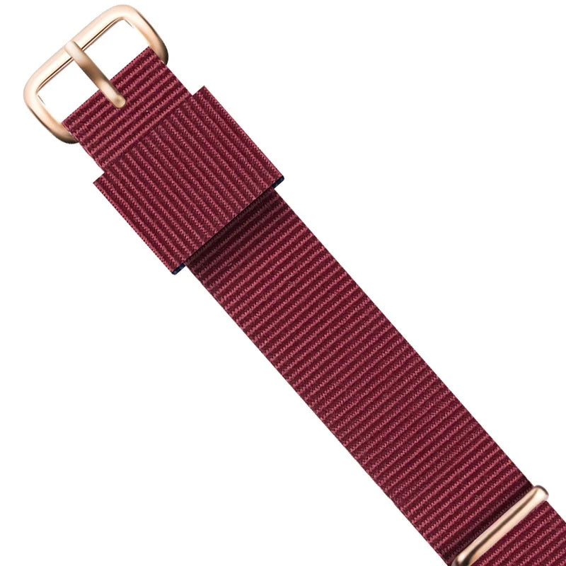 DW Nylon Rose Gold Strap