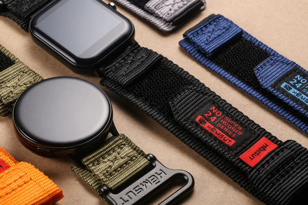 HEMSUT Nylon Sport Military Quick-Release Strap for Samsung Galaxy Watch (20-22mm)