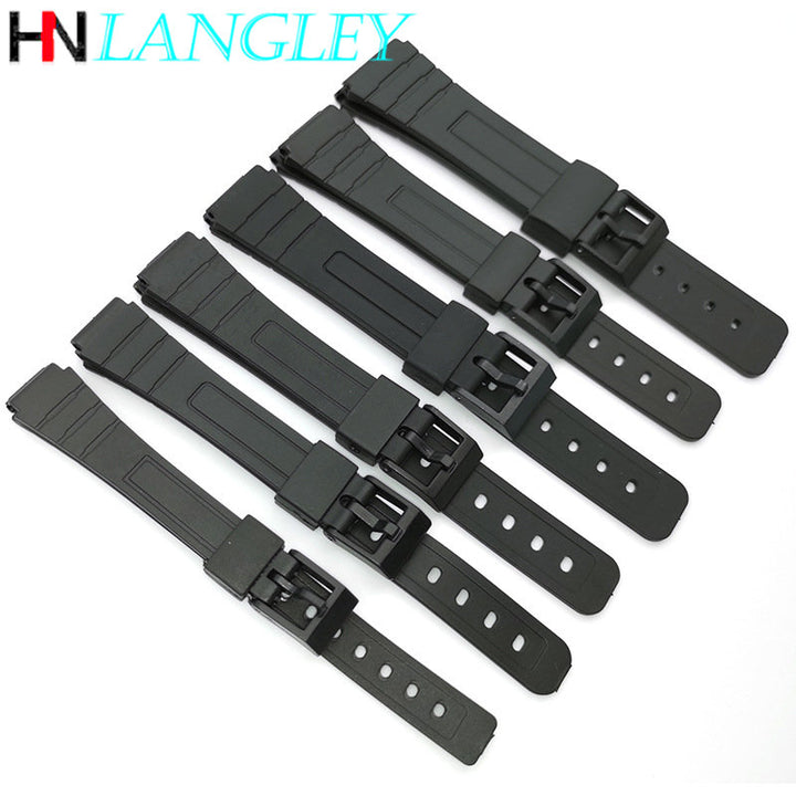 Silicone Sport Watch Strap for Casio – 12–22mm, Unisex Rubber Band