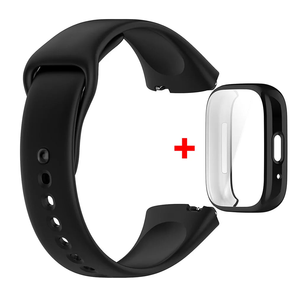 Redmi Watch 3 Active/Lite Silicone Strap + TPU Case
