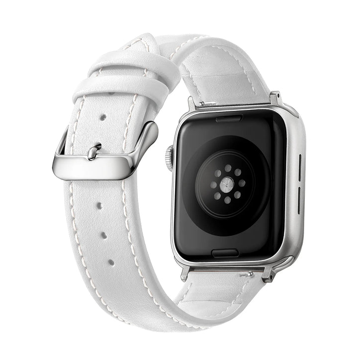 Genuine Leather Apple Watch Band 40–49mm for iWatch Series 3–8 & Ultra