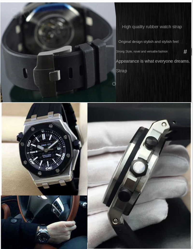 Audemars Piguet Royal Oak Offshore Rubber Watch Strap – 28mm, Silicone