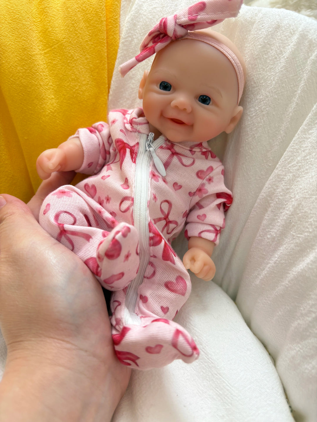 20 cm 2‑Style Waterproof Soft Mini Silicone Bebe Reborn Dolls